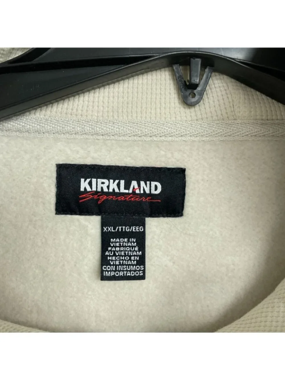 Kirkland Signature Men's XXL Full Zip Hoodie Brushed Fleece N1422